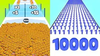 NEW Update 2025 🔥Food Run vs Number Master  - MAX Level Challenge!