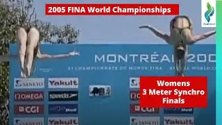 2005 FINA World Diving Championships Montreal - Womens 3 Meter Synchro Finals