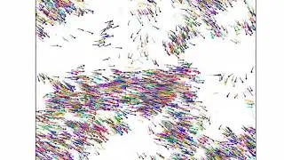 Vicsek model for active matter motion