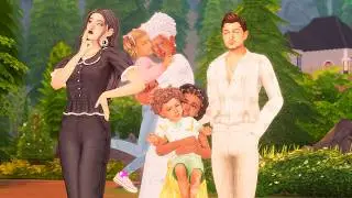 making an occult foster family for my save file | The Sims 4 CAS and Vibe