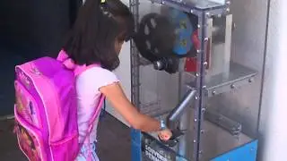 smashing a penny