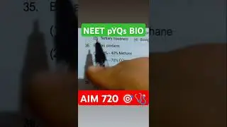 NEET pYQs BIOLOGY #neet2026 #neet #neetaspirents #neetpyqseries #mbbs