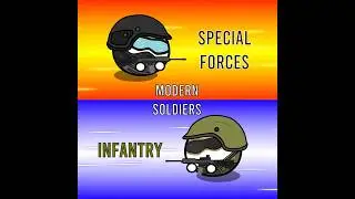 Modern Soldiers vs Historical Soldiers  #shorts #countryballs #countryball
