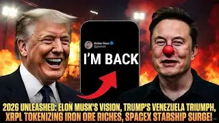 Видение Илона Маска к 2026 году, победа Трампа в Венесуэле, токенизация XRPL богатств железной ру...