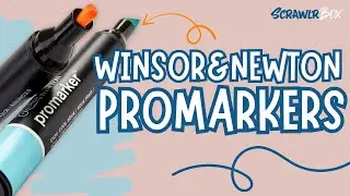 Let's Get Creative With Pastel Winsor and Newton ProMarkers | Ft. In The #122 ScrawlrBox
