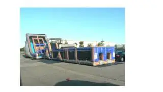 Inflatable Wipeout Obstacle Course