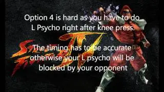 SSFIV M. Bison / Vega Basic mix-up part 1 (Psycho Crusher)