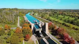 Lift Lock Peterborough | Drone Video 4k