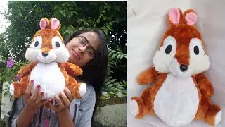 HOW TO MAKE  CHIP CARTOON SOFT TOY MAKING AT HOME