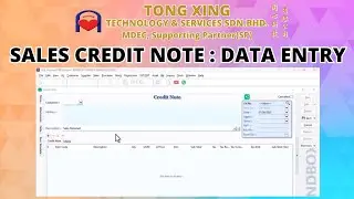SALES CREDIT NOTE : DATA ENTRY