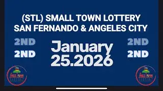 2nd Draw January 25, 2026 (Sunday) Result | Pampanga Draw and Angeles City Draw