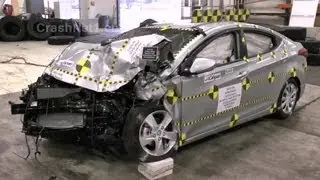 2013 Hyundai Elantra | Crash Test Documentation, Frontal Oblique Offset Test by NHTSA | CrashNet1