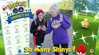 SUPER SHINY & AMAZING SPAWNS on MAGIKARP COMMUNITY DAY!! - Pok&egrave;mon GO