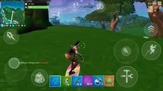 Score trick points with a skateboard with the neon tropics applied to it (FORTNITE CHALLENGE)