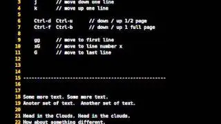 Vi Vim Beginner Lesson 3: Vertical Movement