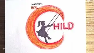 National Girl child Day ✍️🏻 #drawing #art #trending #youtubevideo #youtubefeed  