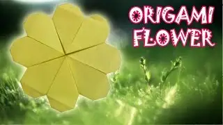 Origami Heart Flower - Origami Easy