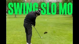 Slow Motion Iron Golf  Swing | Face-On & Down-the-Line ⛳️
