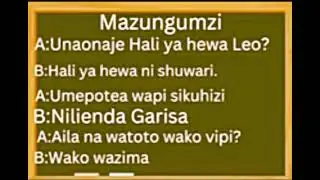 KISWAHILI cashir kusabsan hawada WIIL IYO Gabar ########