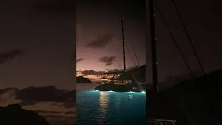 Sunreef 80 in the full moon 🌕 #fullmoon #sunreef #caribbean