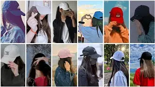 stylish 🔥hidden face dp with cap ||👑cap dp poses ||🦋hidden face dp pic for girl's ||🖤Beautiful poses