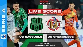🔴 US Sassuolo vs US Cremonese | Serie A | LIVE SCORE