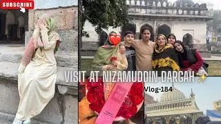 This Place Fulfills Wishes ✨ | Nizamuddin Dargah Delhi Vlog❣️ | Vlog-184|@KhanAleena1702 