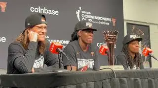 Indiana Fever win Commissioner's Cup | Stephanie White, MVP Natasha Howard, Kelsey Mitchell postgame