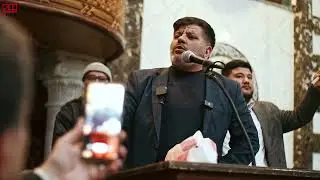 الشاعر السوري الكبير أنس الدغيم يلقي الشعر في مدينة حماة
