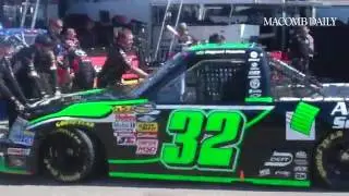 Miguel Paludo, No. 32 Chevrolet, heads to track for practice Friday @MISpeedway