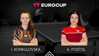 13:05 Iryna Konkulovska - Anastasiia Postol 15.01.2026 TT EURO.CUP Women Ukraine Master. TABLE 3