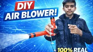 How To Make Powerful Air Blower At Home | Step By Step Guide