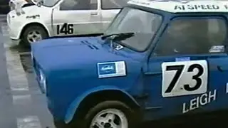 British Rallycross Championship Croft 1988 B final Russ Reader Ron Wright Peter Marsden Formula C.