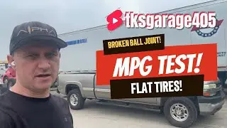 Stranded with a broken ball joint in my new LB7 Duramax diesel hooptie and mpg test
