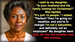 Is your husband and his family coming for Christmas  Perfect! I&rsquo;m on vacation, you&rsquo;re in charge!