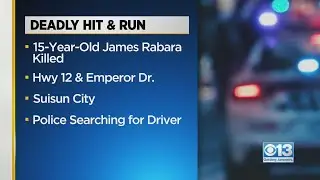 Suisun City Teen Identified As Person Killed In Highway 12 Hit-And-Run