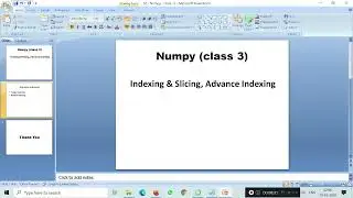 50   Numpy   Class  3