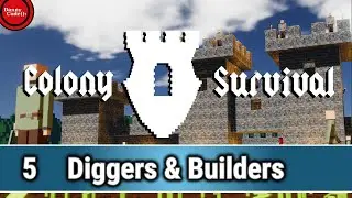 🌲 COLONY SURVIVAL Episode 5 - Auto Diggers and Builders! v0.8.0.1 #ColonySurvival