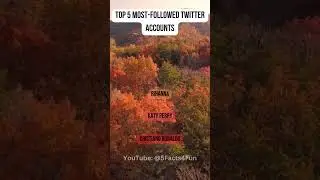TOP 5 - MOST-FOLLOWED TWITTER ACCOUNTS