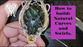 Swirls, How to Build: Wire Wrapping Tutorials. Silversmithing, Valk 9 Designs