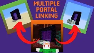 Linking Multiple Overworld Portals to One Nether Portal. Minecraft 1.17.1 Tutorial.