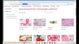 What're Virtual Visa gift cards on Vanilla Gift?