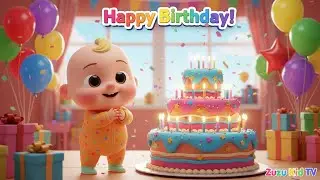 Happy Birthday Song &ndash; Toddler Celebration, Fun & Interactive Learning with Zuzu