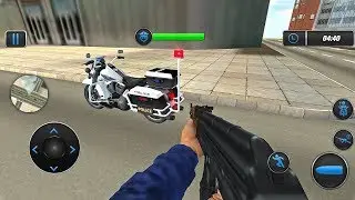 US Police Bike 2020 Gangster Chase - Android Gameplay