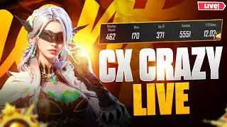 ULTIMATE ROYAL RANK PUSH PAID IN PUBG MOBILE FUNNY CX CRAZY LIVE   😨