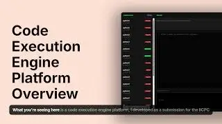 Code-Execution-Engine platform like Codeforces/Leetcode without using any judge0/PistonAPI