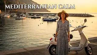 Mediterranean Coast Ambience 🌊 Soft Instrumental Music for Relaxation