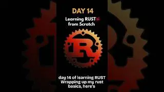 Day 14 of learning RUST #rust #learnrust #vector #strings #hashing #coding #programming #yt