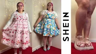 Curvy Girl Reviews Kawaii Clothing🍓🧸 Plus Size SHEIN ROMWE Try-on Haul!