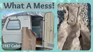 The Challenge Of Installing Trunk Liner Carpet On Walls Of My 1987 Cadet Fiberglass Camper // n126d